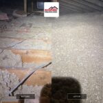Loose Fill Insulation Before And After